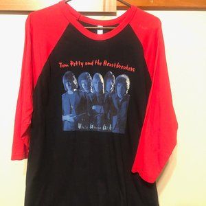 Tom Petty and the Heartbreakers 3/4 sleeve Mens XL